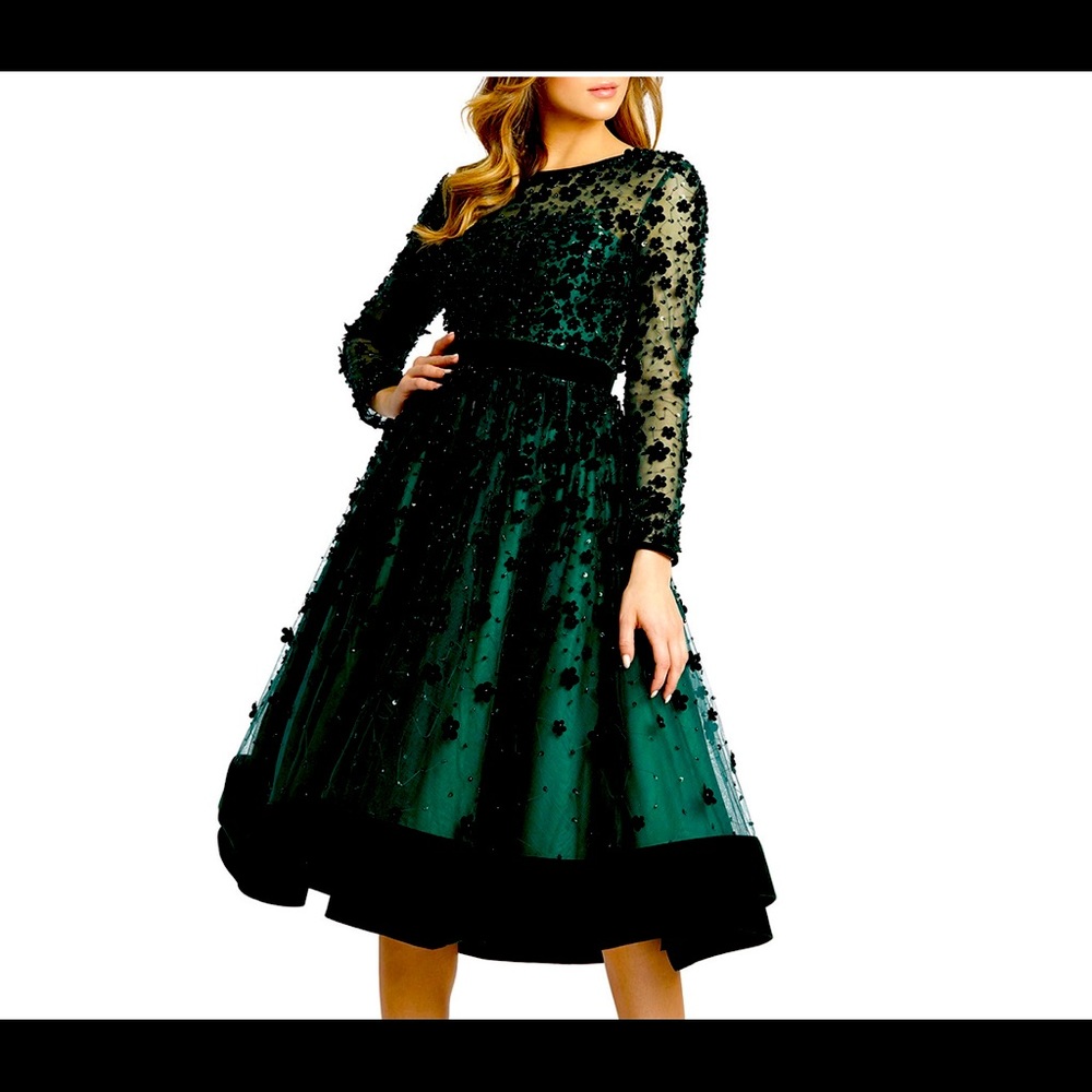 Mac Duggal Floral dress